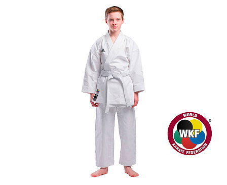 Кимоно для карате подростковое KIGAI EUROPEAN CUT WKF белое в интернет-магазине VersusBox.ru