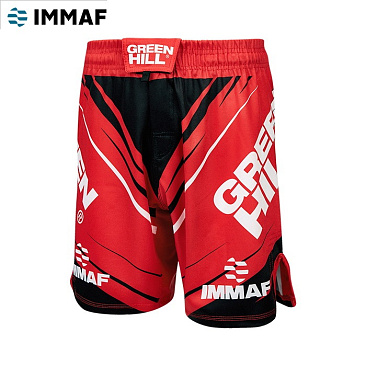 MMI-4022 Шорты MMA SHORT IMMAF approved красные в интернет-магазине VersusBox.ru