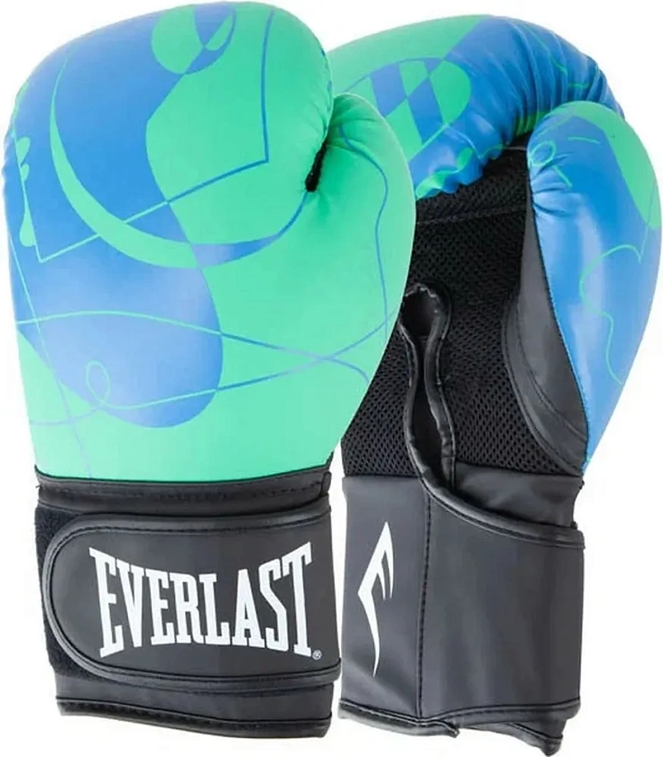 Купить перчатки тренировочные spark син/зеленые по цене 6 499 ₽ в магазине VersusBox.ru