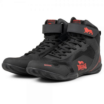Боксерки Lonsdale Rufford 13 черн/красн. в интернет-магазине VersusBox.ru