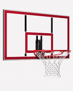 Баскетбольный щит с кольцом Spalding Combo - Polycarbonate в интернет-магазине VersusBox.ru