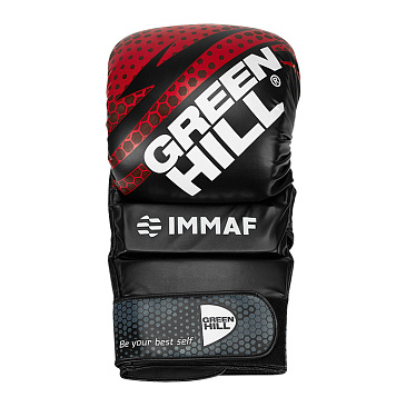 BG-LRG Большая рекламная перчатка MMA IMMAF Approved красный в интернет-магазине VersusBox.ru