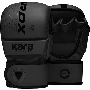 Перчатки тренировочные RDX Grappling Shooter F6 Plus L/XL черн.мат. в интернет-магазине VersusBox.ru