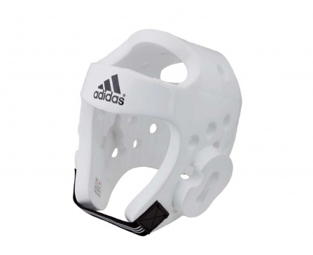 Шлем для тхэквондо Adidas Head Guard Dip Foam Wt белый в интернет-магазине VersusBox.ru