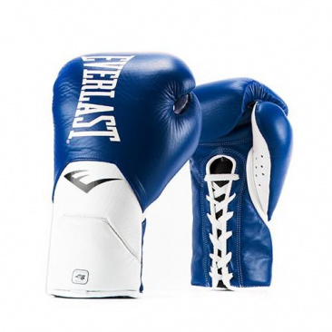 Боксерские перчатки Everlast Mx Elite Fight боевые синие в интернет-магазине VersusBox.ru