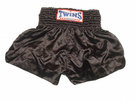 Шорты  Twins thai  boxing  shorts черные в интернет-магазине VersusBox.ru