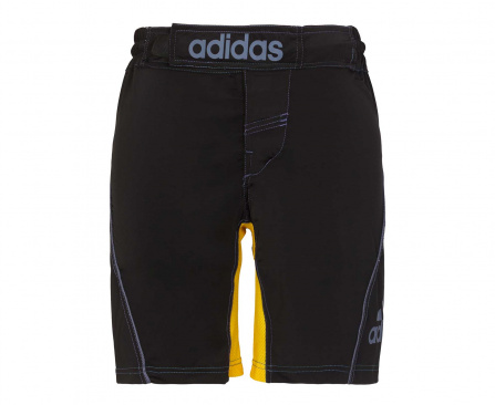 Шорты для единоборств Adidas Training Short Mma черно-желтые в интернет-магазине VersusBox.ru