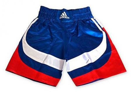 Трусы для бокса Adidas "probout" синие/белые/красные в интернет-магазине VersusBox.ru
