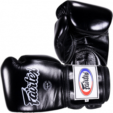 Боксерские перчатки Fairtex BGV-5 Black в интернет-магазине VersusBox.ru