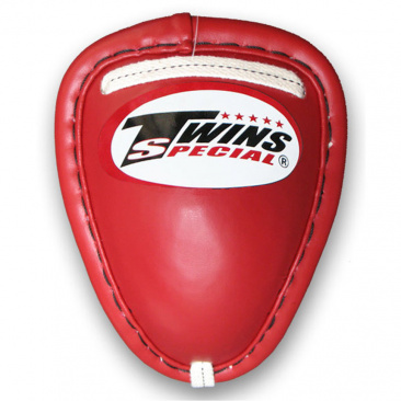 Защита паха для тайского бокса Twins  Groin Protector красная в интернет-магазине VersusBox.ru