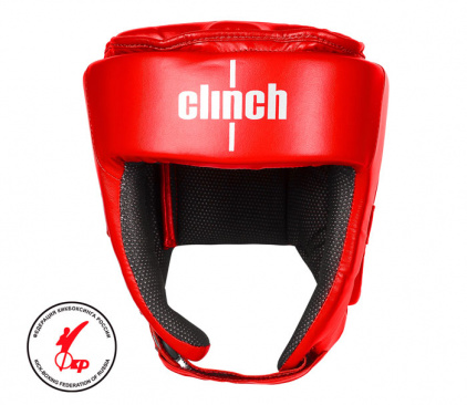 Шлем для единоборств Clinch Helmet Kick красный в интернет-магазине VersusBox.ru