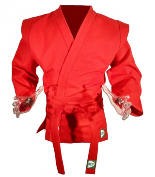 Куртка САМБО «Мастер» FIAS Approved (Лицензия FIAS) красная в интернет-магазине VersusBox.ru