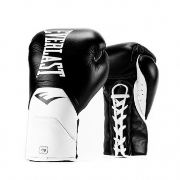Боксерские перчатки Everlast MxElite Fight боевые черные в интернет-магазине VersusBox.ru