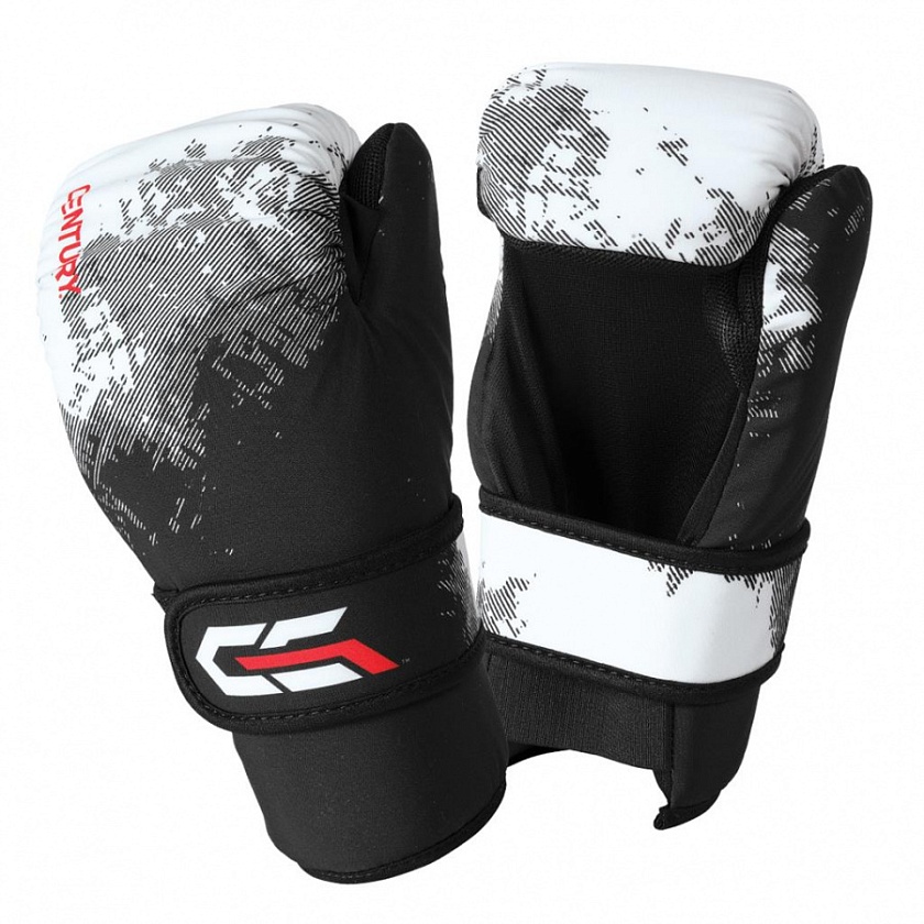 Купить перчатки спортивные century c-gear бело-черные по цене 3 490 ₽ в магазине VersusBox.ru