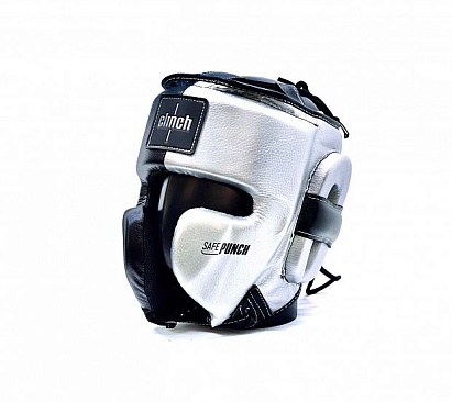 Шлем боксерский Clinch Punch 2.0 черно-серебристый в интернет-магазине VersusBox.ru